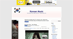 Desktop Screenshot of koreanmusictv.com